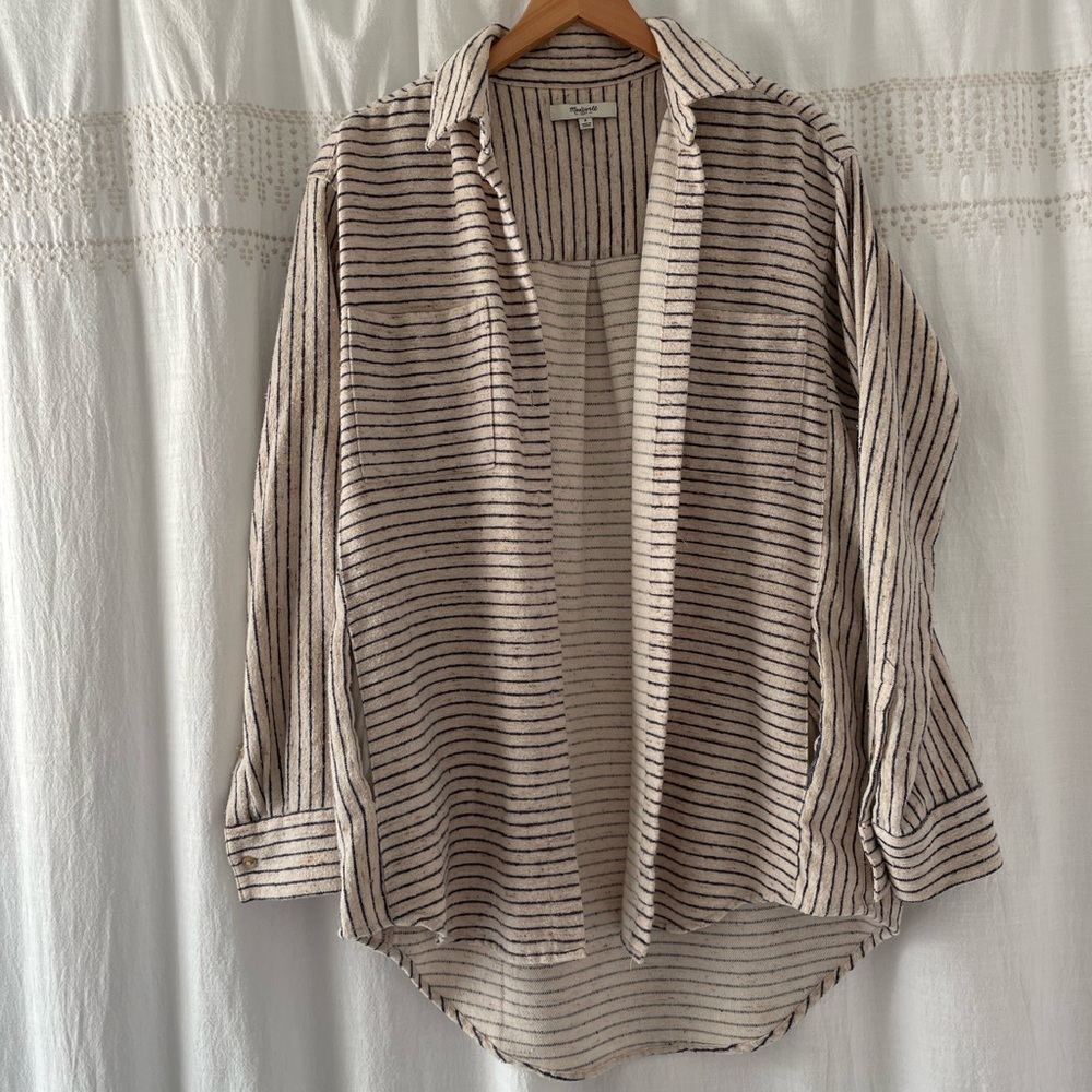 Madewell oversized ex-boyfriend shirt